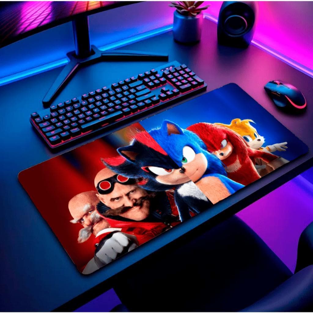 Mouse Pad Personalizado Gamer  Grande com Apoio Ergonômico Confortável para PC e Notebook