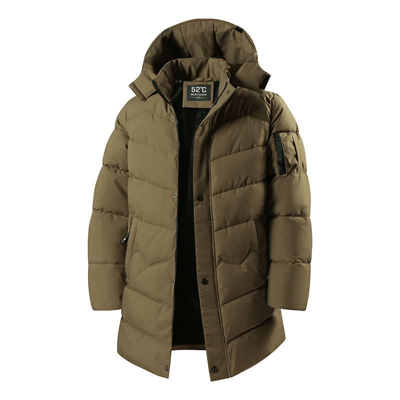 2026 Novo estilo jaqueta de inverno masculina novo estilo engrossado quente blusão jaqueta de lã Multi-camada jaqueta de