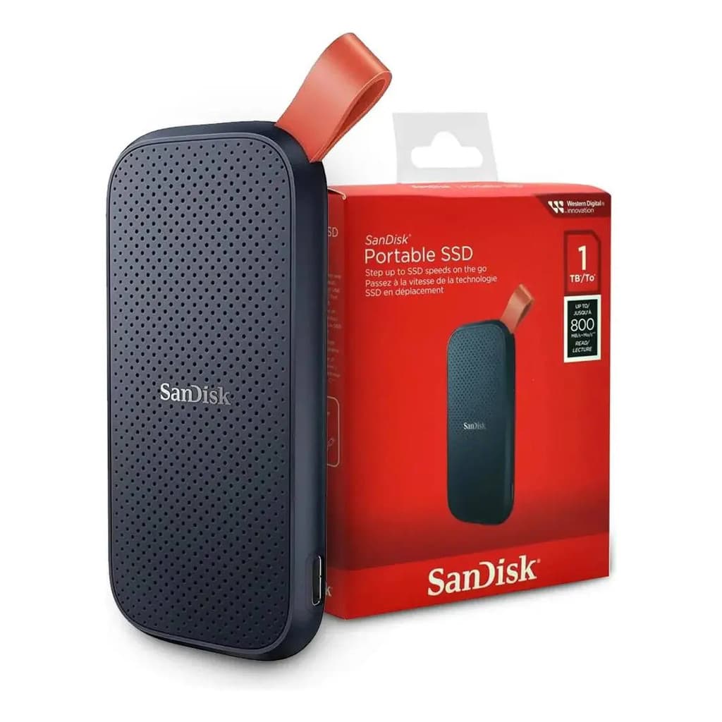 SSD Portátil SanDisk de 1 TB para Armazenamento Externo