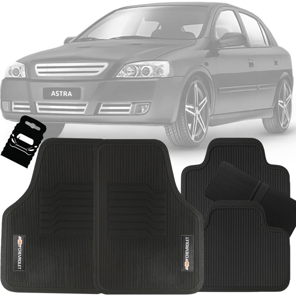 Tapete Automotivo Universal Borracha Astra 1995 1996 1997 1998 1999 2000 2001 2002 2003 2004 2005 2006 2007 08 09 10 11