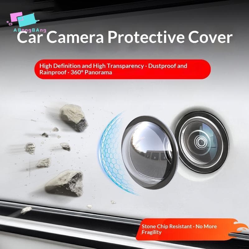 Abongbanghn Protetor De Lente De Câmera De Carro Universal 2 Peças Capa Traseira À Prova De Chuva Para Proteção De Todas