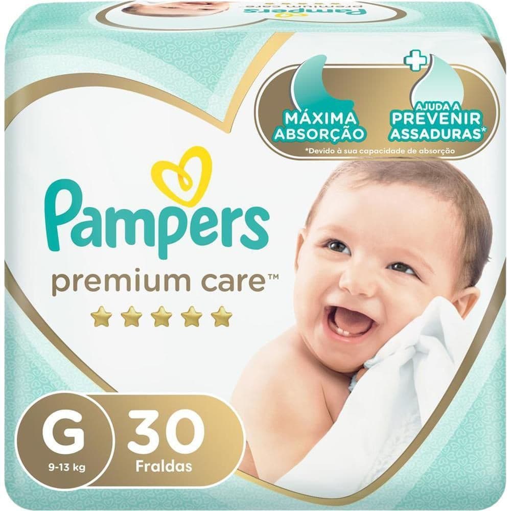 Fralda Premium Care Tamanho G 30 Unidades Pampers