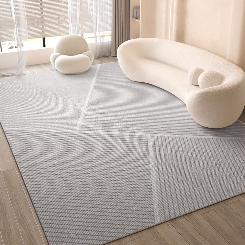 [Novo produto] Moderno simples grande área tapete para pés quarto sala de estar tapete antiderrapante retangular lavável
