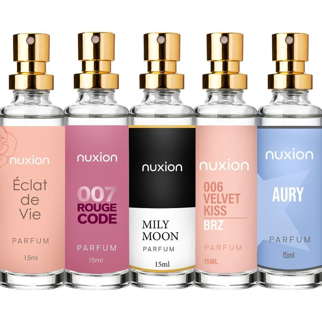 Kit 5 Perfumes Importados Feminino alta fixação Olfativa Grandes Marcas