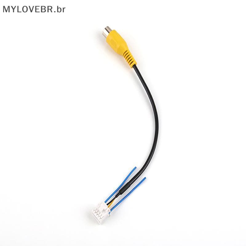 MYLOVEBR Adaptador De Cabo De Câmera De Visão Traseira RCA De Alta Qualidade De 10 Pinos Para DVD Estéreo De Carro
