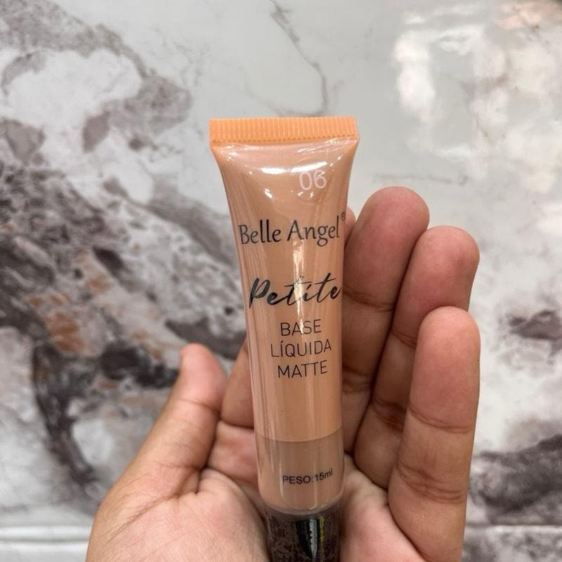 Belle Angel Maquiagem Base Líquida Matte 15ml para Aplicação Suave e Natural