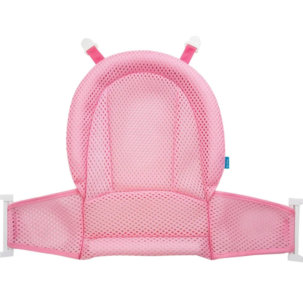 Rede de Proteção para Banheira de Banho Apoio Segurança do Bebê Buba Rosa