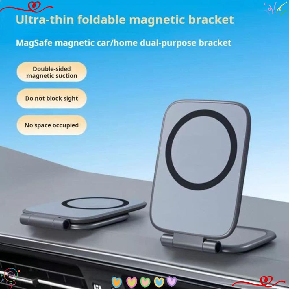 Suporte Para Carro , Dobrável Ultrafino Telefone Portátil Ajustável Celular