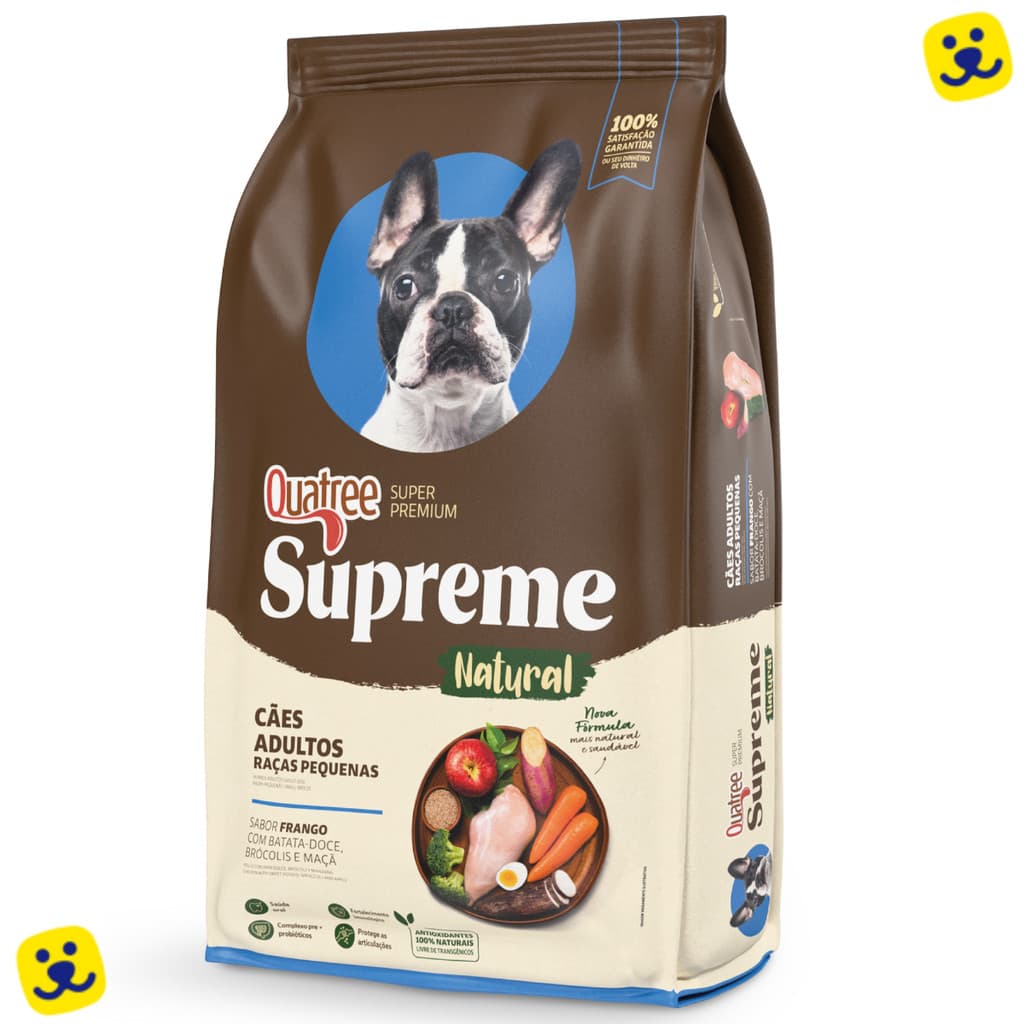 Ração para Cachorro Ração Quatree Supreme Ração Porte Pequeno 2,5Kg