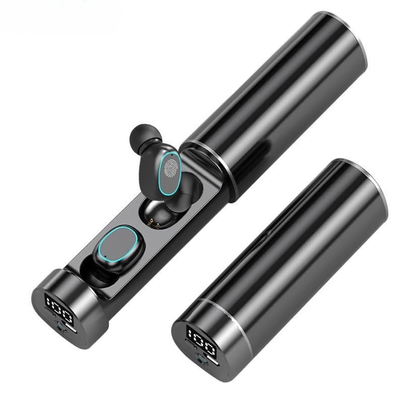 TWS Fone De Ouvido Controle Toque Alta Fidelidade Sem Fio Bluetooth Esporte Fones Com Microfone