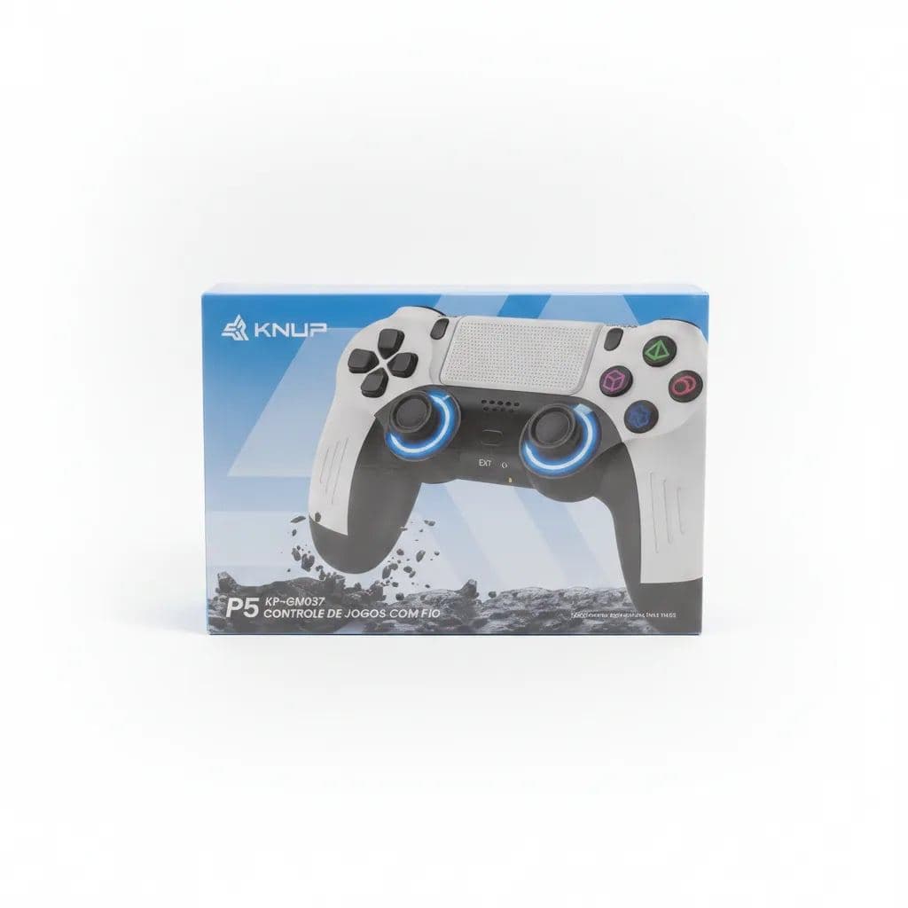 Controle de Jogos com Fio para Videogame KP-GM037