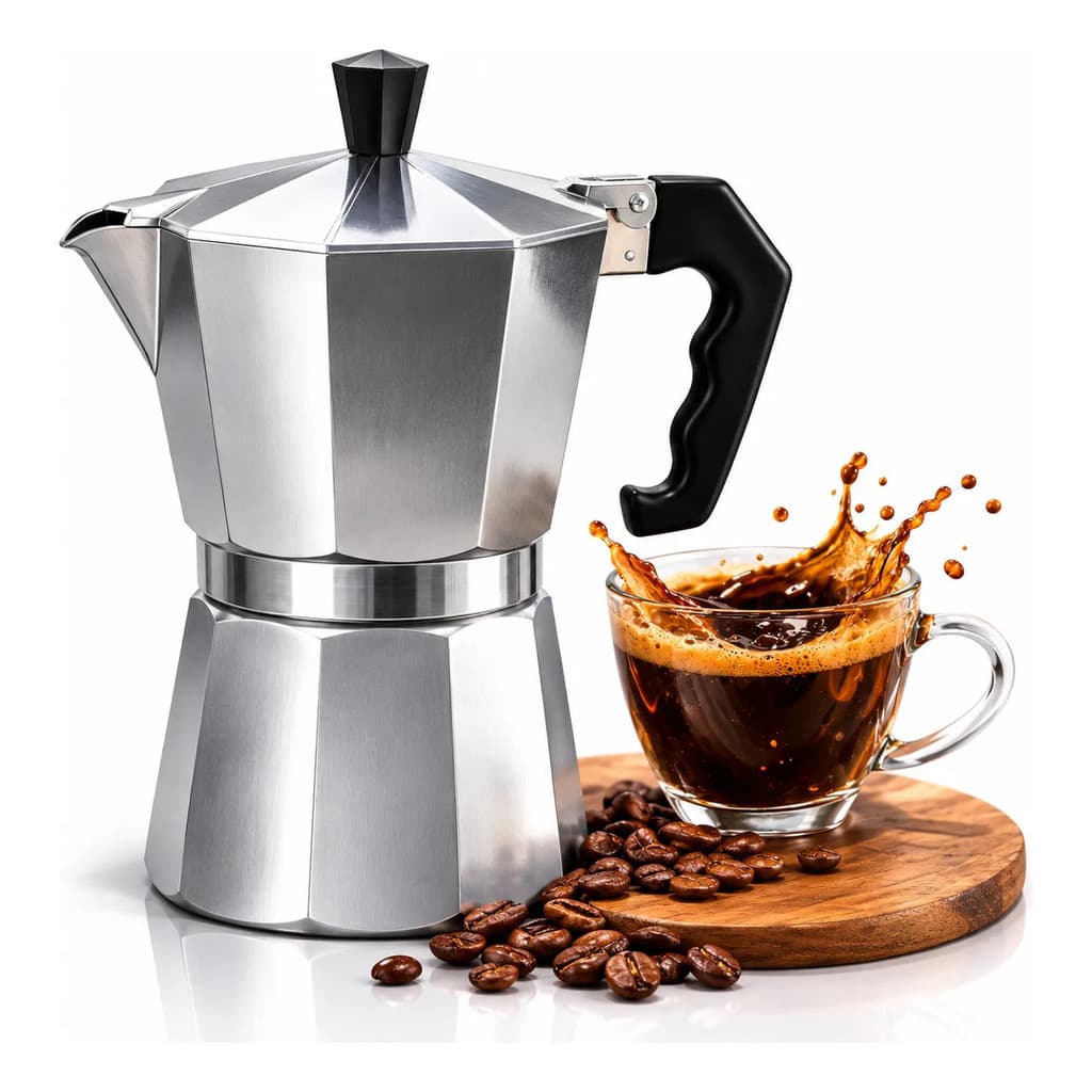 Cafeteira Moka Italiana Alumínio 9 Xícaras Café Expresso Caseiro