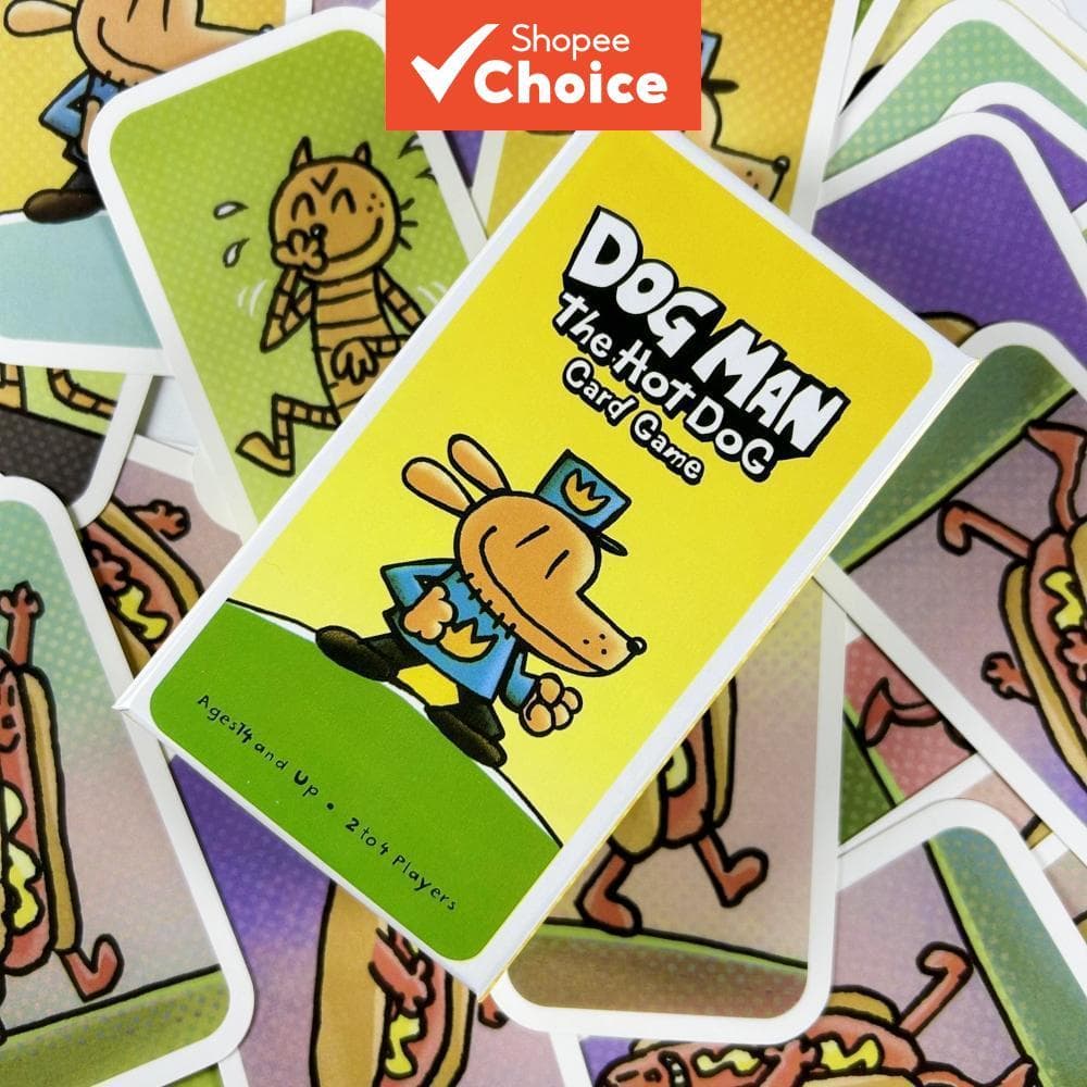 Jogo De Cartas Do Homem Cão Para Famílias E Amigos Tabuleiro Interativo Crianças , Presente De Formatura Item Final , Br