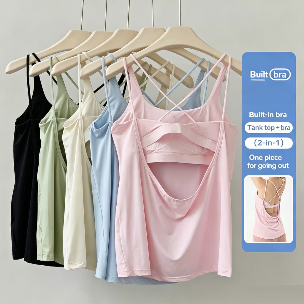Roupas de Yoga colete feminino com almofadas no peito de uma peça esportes Fitness topos Pilates roupas de treinamento s