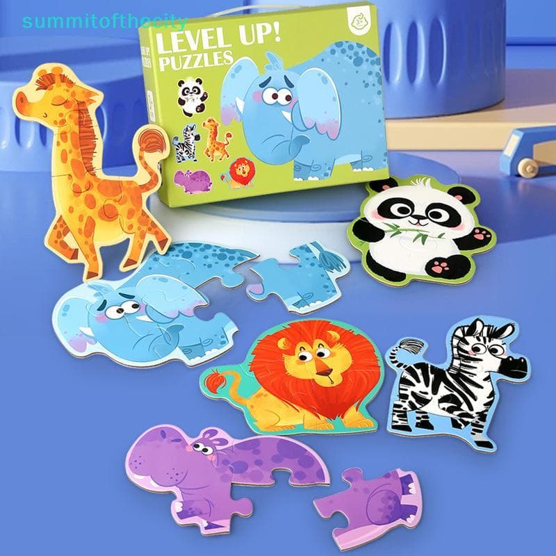 Quebra-Cabeça De Papel Para Crianças , Brinquedo De Desenho Animado , Animal , Jogo De Cabeças , Brinquedos Educativos I