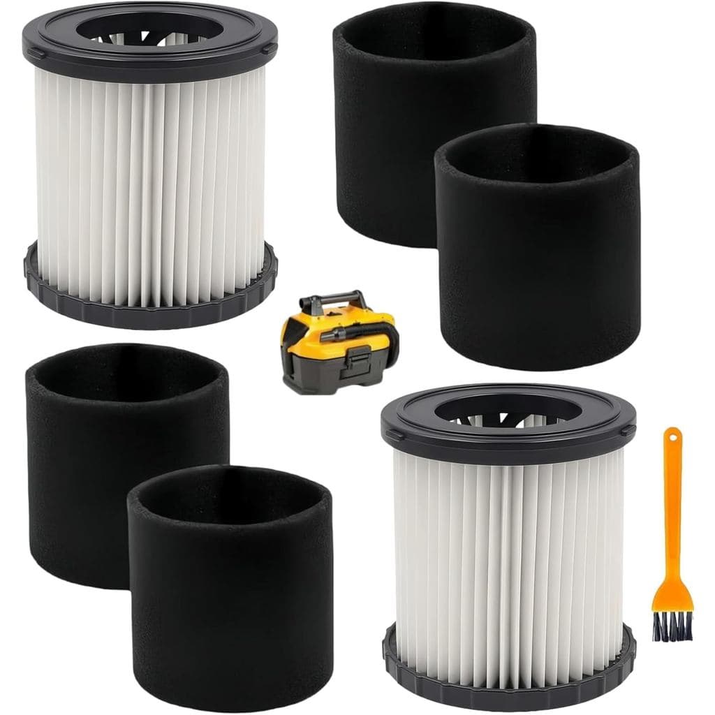 Pacote com 2 Filtros HEPA DCV5801H para Aspirador DEWALT DCV580H DCV581H |   Compatível com os aspiradores de pó úmido/s