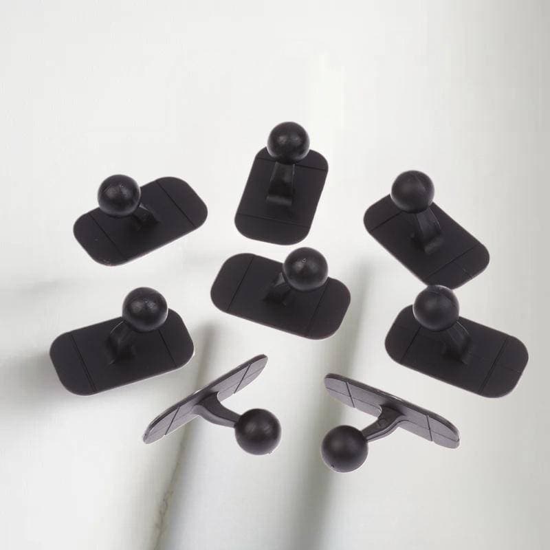 Chuaniaji 2/5 Pcs Base De Braet Autoadesiva Montagem De Carro Para Painel De Console Central Acessórios De Suporte De Te