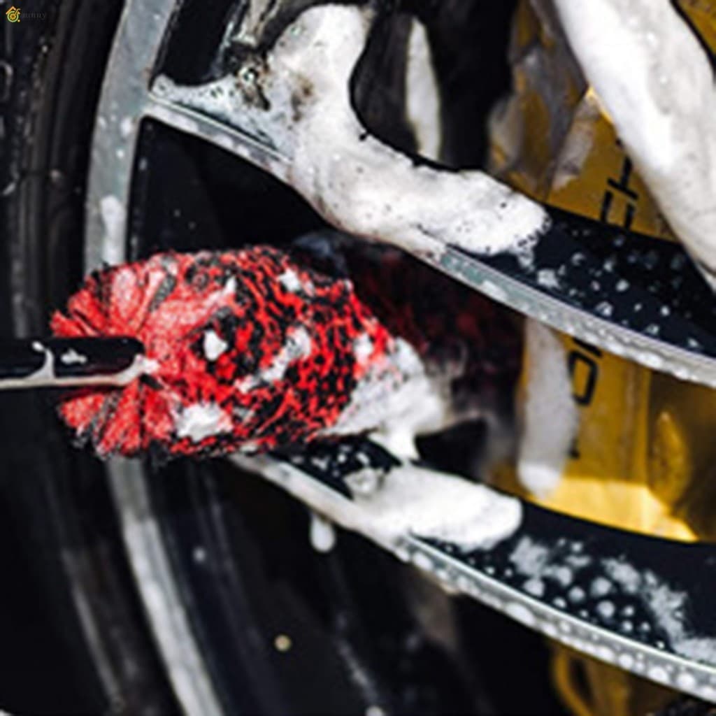 3 Pçs Kit De Limpeza Da Roda Do Carro Alta Absorção Água Lã Sintética Escova Para Rodas Jantes Raios Pára-Choques Motore