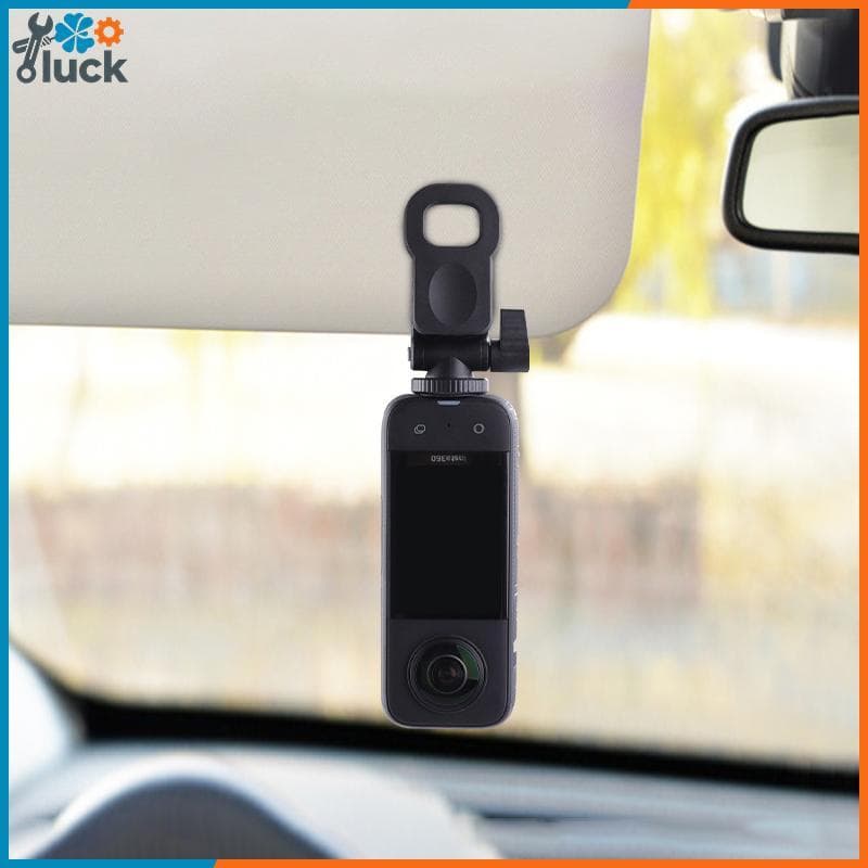 LTBR Suporte De Câmera Para Viseira Solar De Carro Com Clipe De Telefone Celular Hero 12 11 10 9 8 X3 One X2 Acessórios 