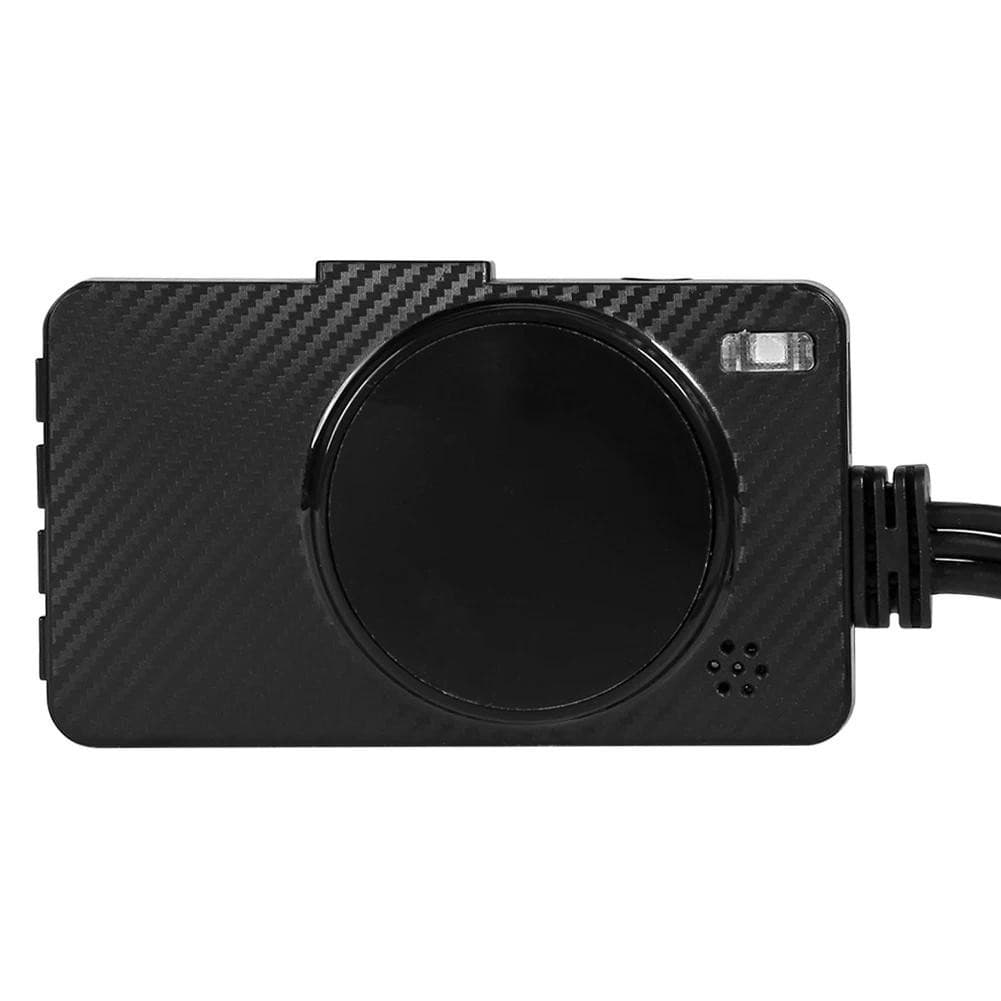 SE300 Motocicleta DVR Traço Cam Tela De 3 Polegadas Frente + Visão Traseira Câmera Da Carro Tenda Atraso 5s Desligamento