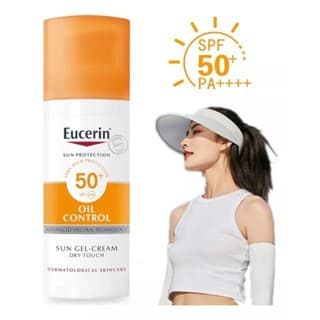 Sun Protection Cream Oil Control Fps 50+ 50ml Eucerin Sunscreen