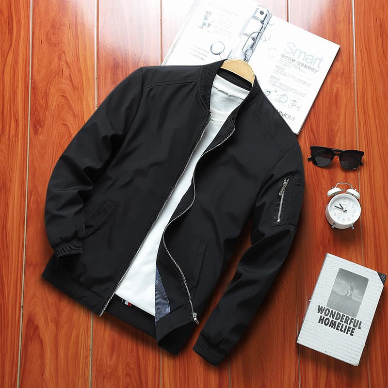 Primavera outono jaqueta fina masculina jaqueta Casual uniforme de beisebol masculino jaqueta de couro juventude 99378/2