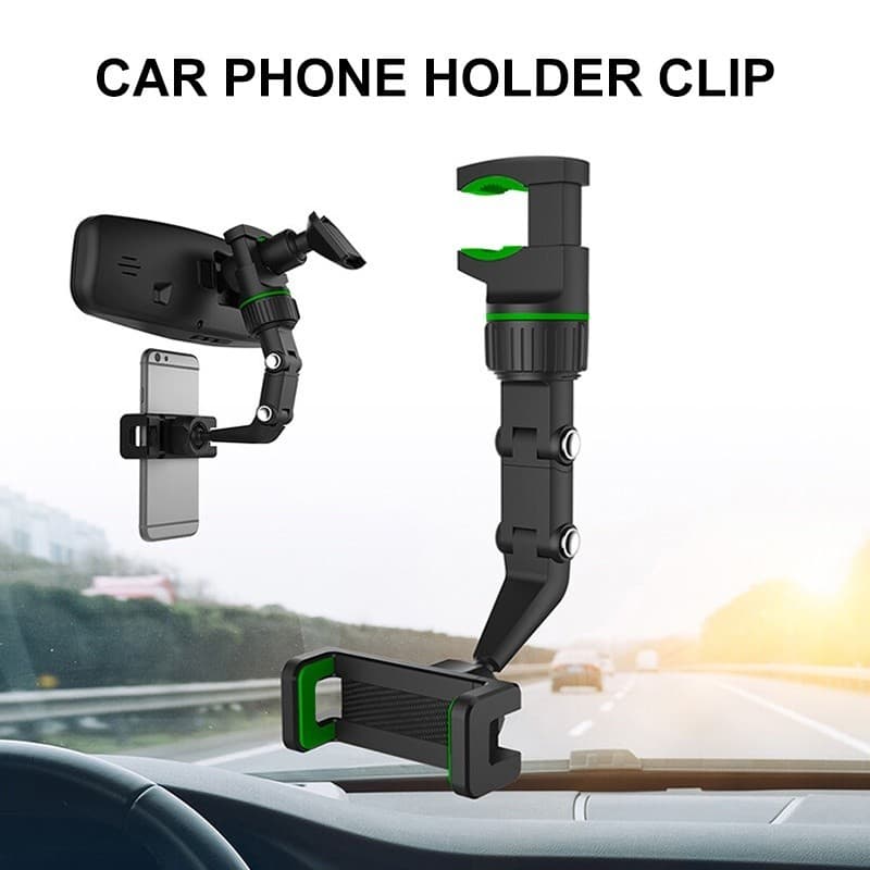 Auto Espelho Retrovisor Assento Pendurado Clipe Suporte Do Carro Multifuncional 360 Graus Telefone Holdeauto Peças Decor