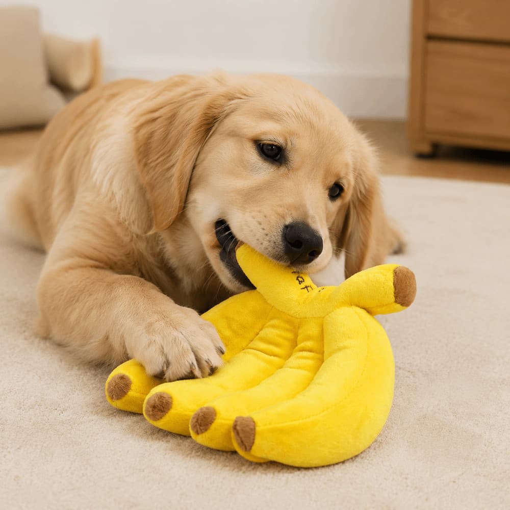 NEDFS Brinquedo De Cachorro Estridente , Pelúcia Criativo Resistente À Mordida Para Animais De Estimação , Brinquedos Po