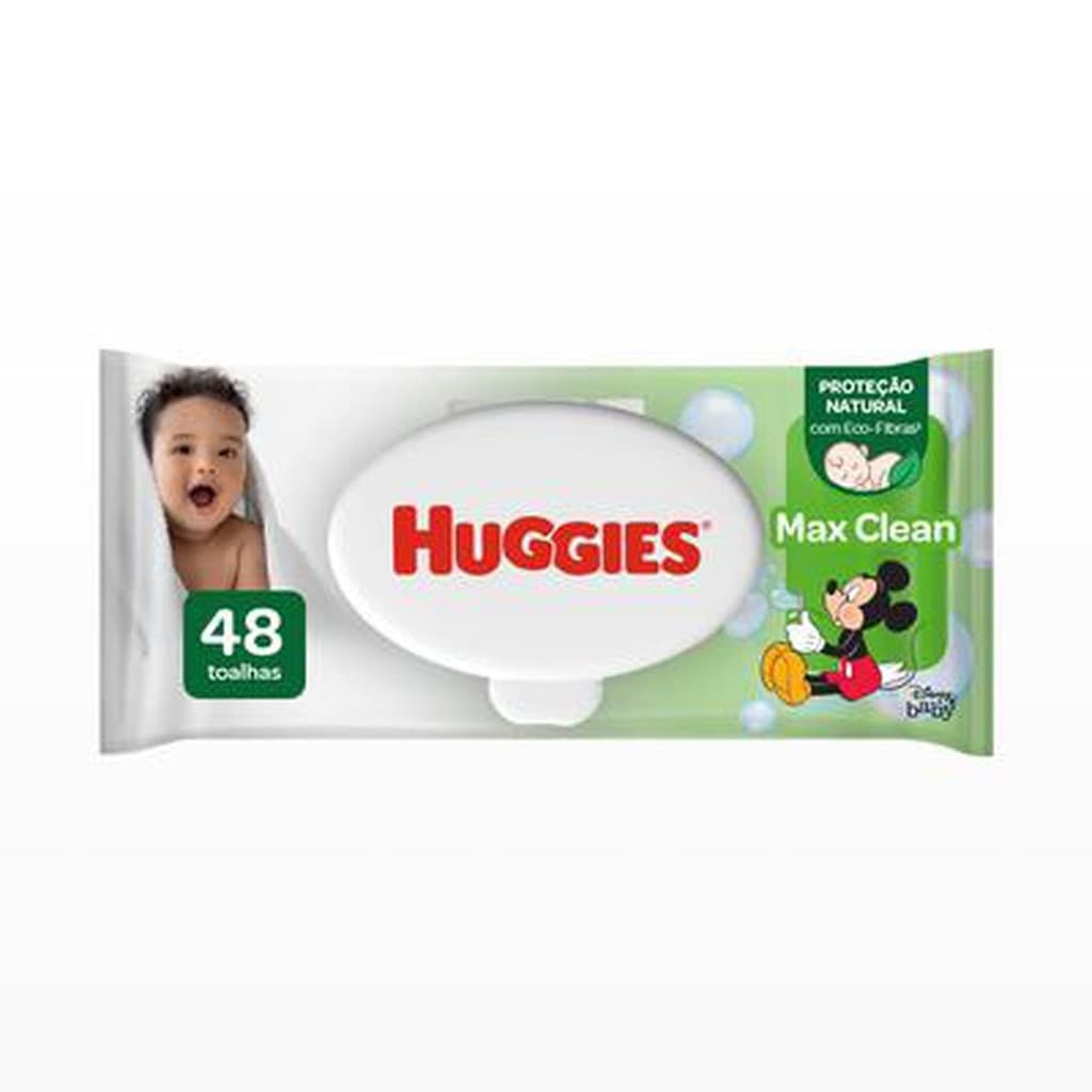 Lenços Umedecidos Huggies Higiene Superior Com 48 Unidades
