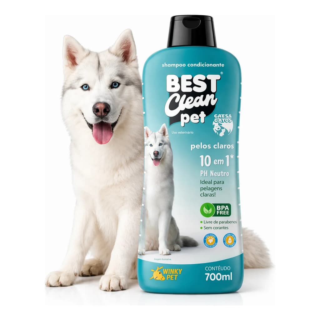 Shampoo Pet 10 Em 1 Com 700ml Para Pet Cães E Gatos