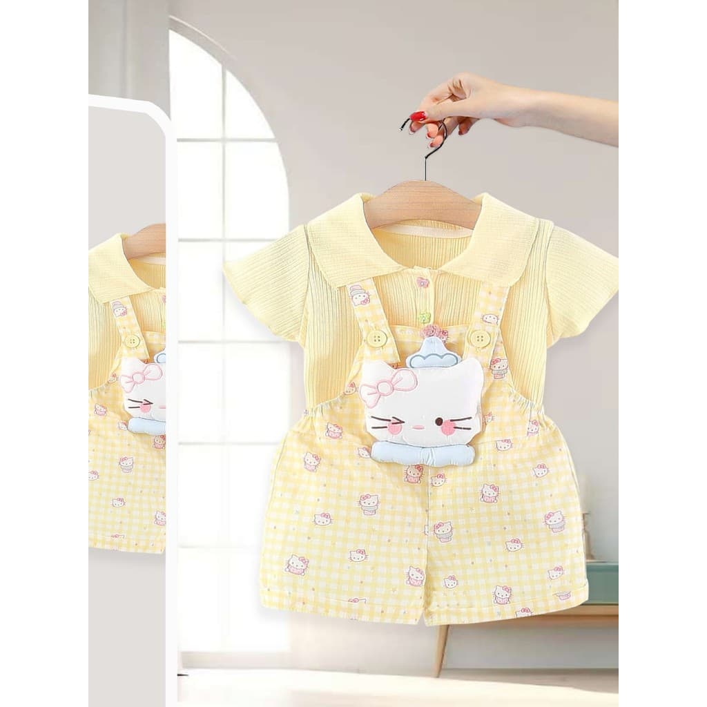 Roupas de bebê roupas de bebê verão bonito macacão de manga curta terno menina bebê estilo ocidental roupas de verão ter
