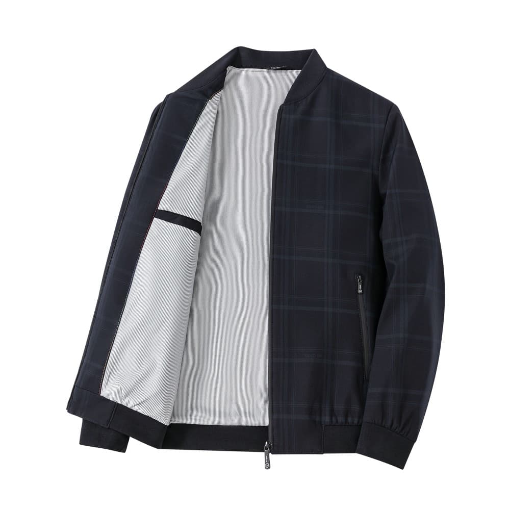 Pai jaqueta de meia-idade idosos jaqueta de outono primavera outono jaqueta masculina de meia-idade vovô jaqueta Casual