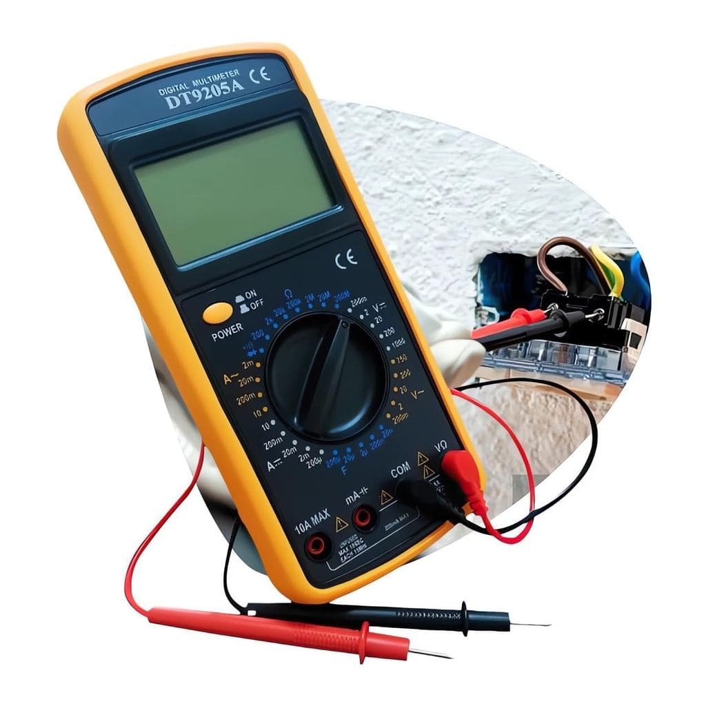 Multimetro Digital Profissional Com Capacimetro Bip Bateria