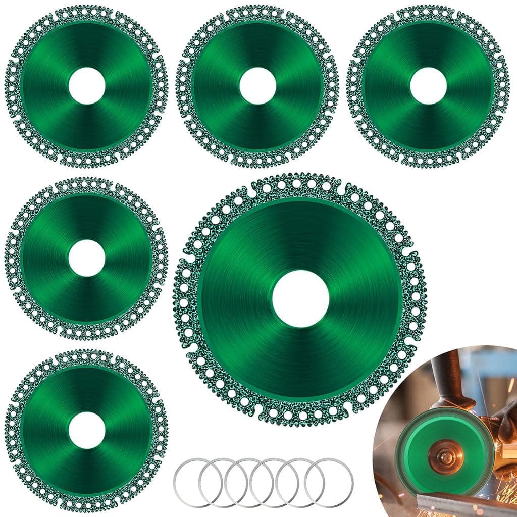 6 Discos Indestrutíveis para Esmerilhadeira de 4 Polegadas, Disco Indestrutível 2.0 para Esmerilhadeira Angular de 7/8" 