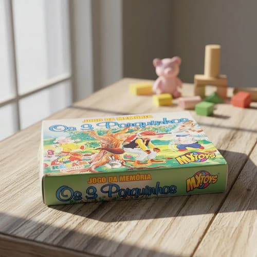 Jogo Da Memória 3 Porquinhos | Infantil | Kids
