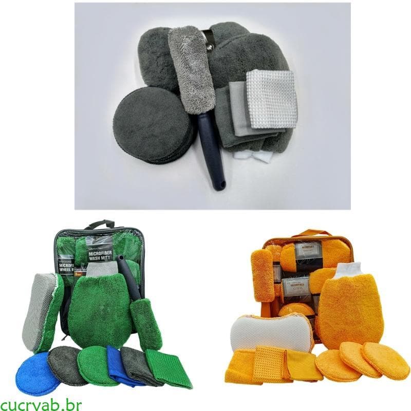 cucryab Kit De Detalhamento De Carro Lavagem Limpeza Suprimentos Para Interior E Exterior