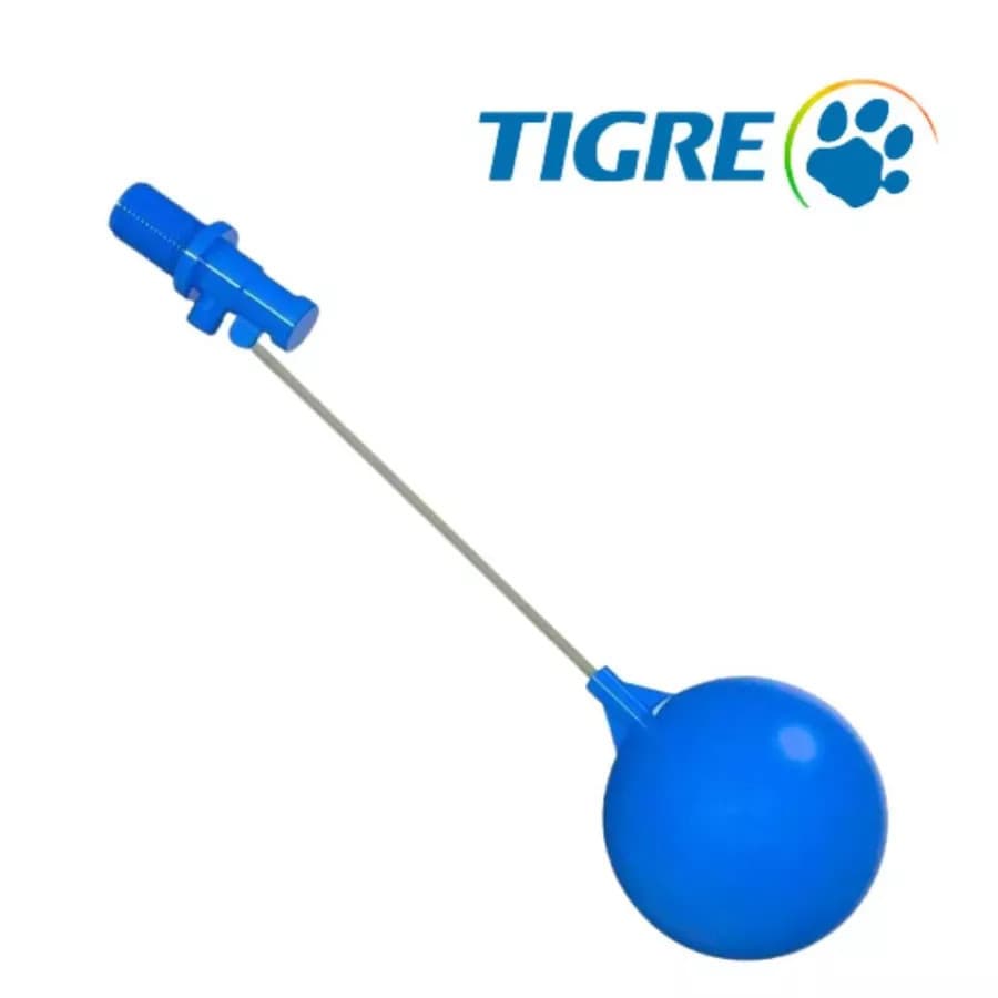 Torneira Boia Tigre 3/4" Para Caixa D'água Haste Alumínio - Original