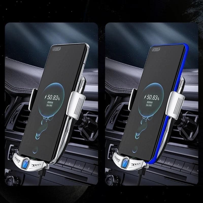 40W QC3.0 Suporte De Telefone De Ventilação De Ar Do Carro Com Fixação Automática Para 14/13/12/Note10auto Peças Decoraç