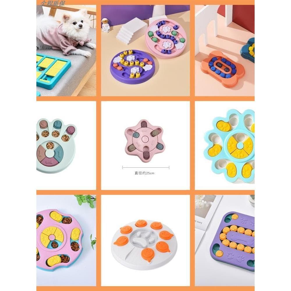 Brinquedos para cães, caixa de comida tibetana para animais de estimação, voz de cachorro, brinquedos educativos, tigela