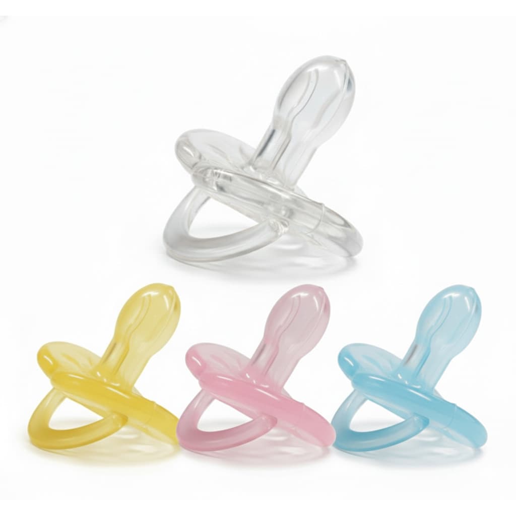 Chupeta Calmante 100% Silicone Bico Reto Simétrico Baby Nany