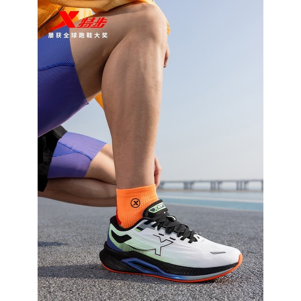 Tebutancheng 2.0 丨 Tênis de corrida masculino absorção de choque rebote sapatos esportivos profissionais femininos tênis