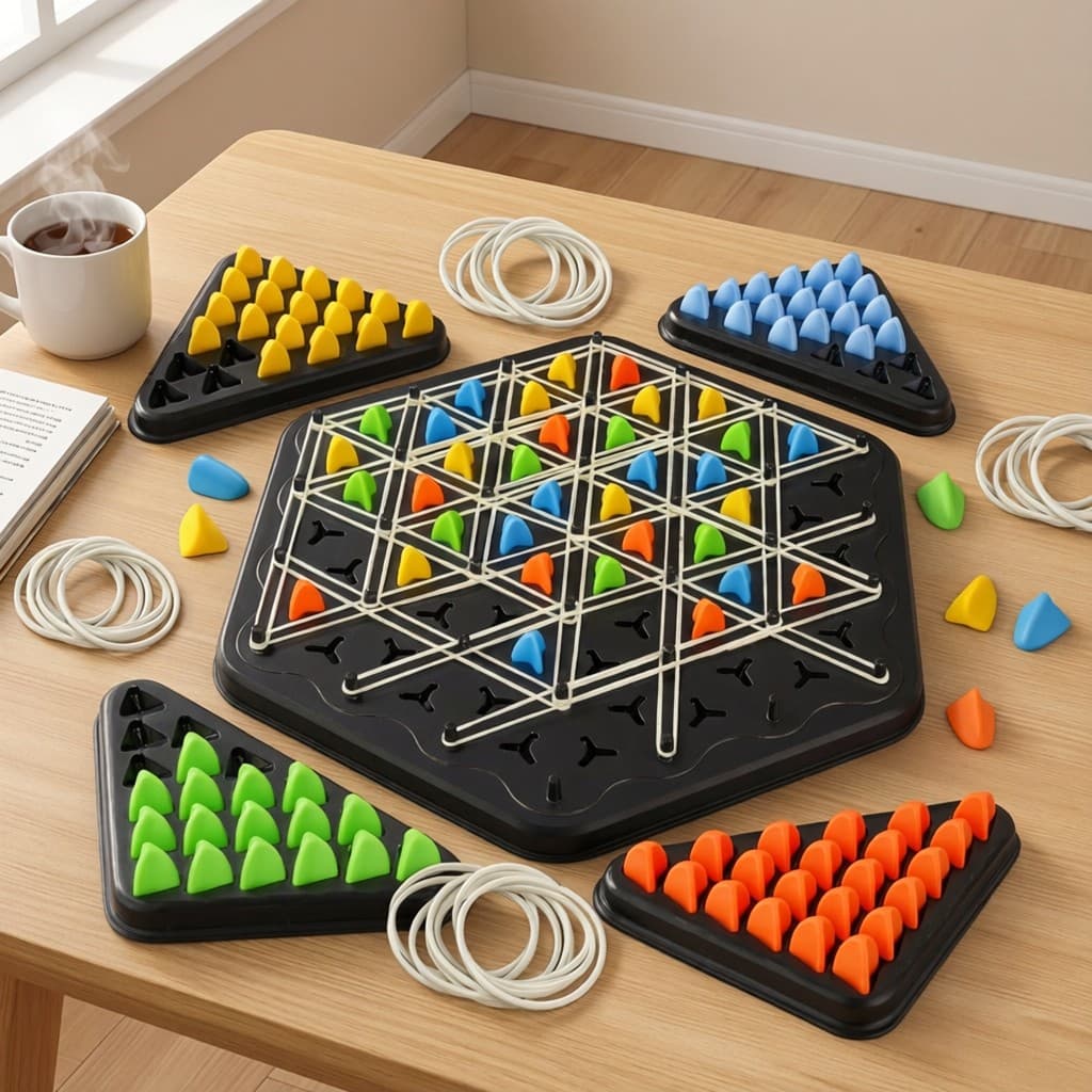 Chain Pennant Interação Pai-Filho Jogo de Mesa Brinquedos Educativos para Crianças Pensamento Lógico Jogos Educativos