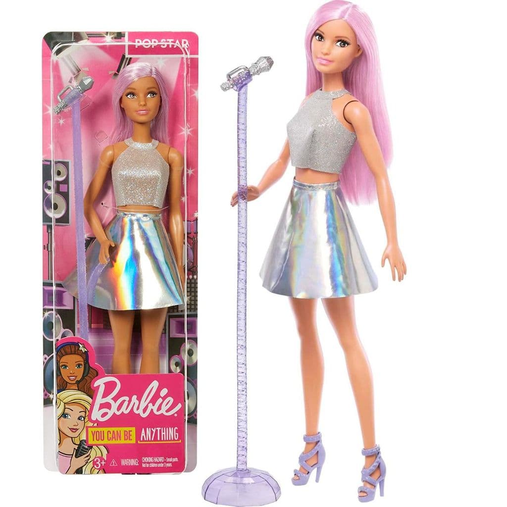 Boneca Barbie You Can Be Profissões Cantora Articulada - Mattel