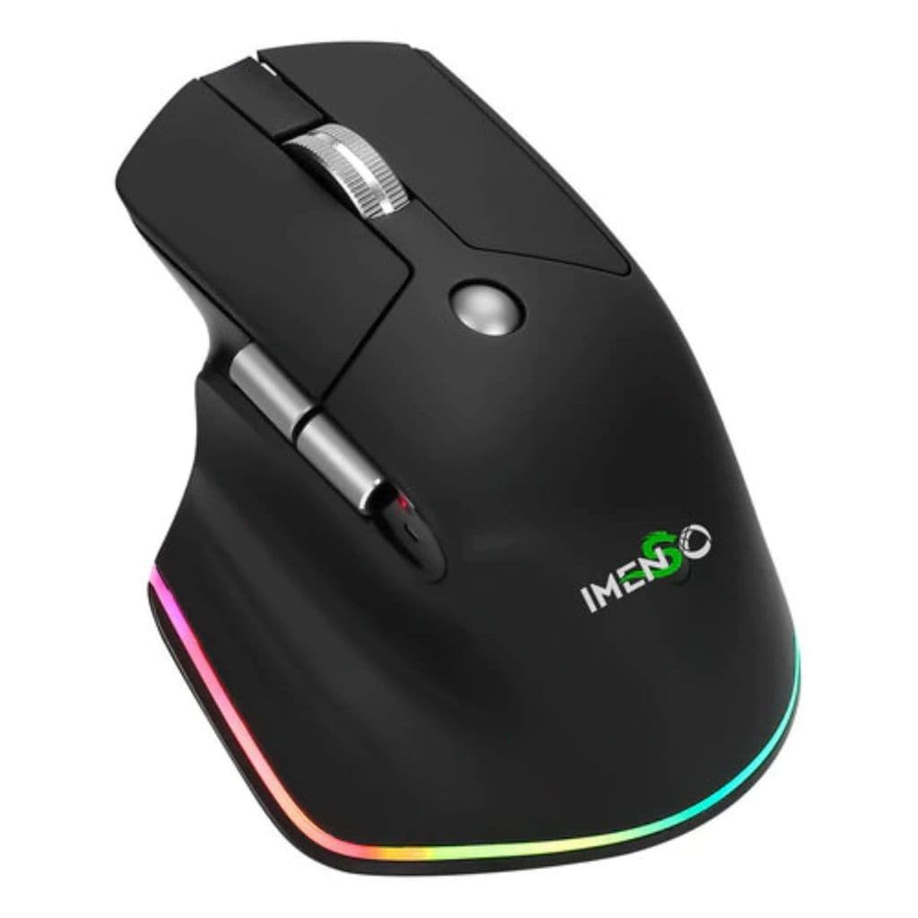 Mouse Ergonômico Sem Fio 2.4G 3200DPI Gamer RGB Imenso para PC Notebook