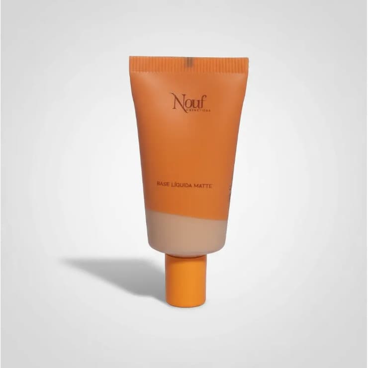 Base Liquida Matte Nouf 30 ML  Resistente a Agua e ao Suor Cor:02 - Claro - Subtom Neutro