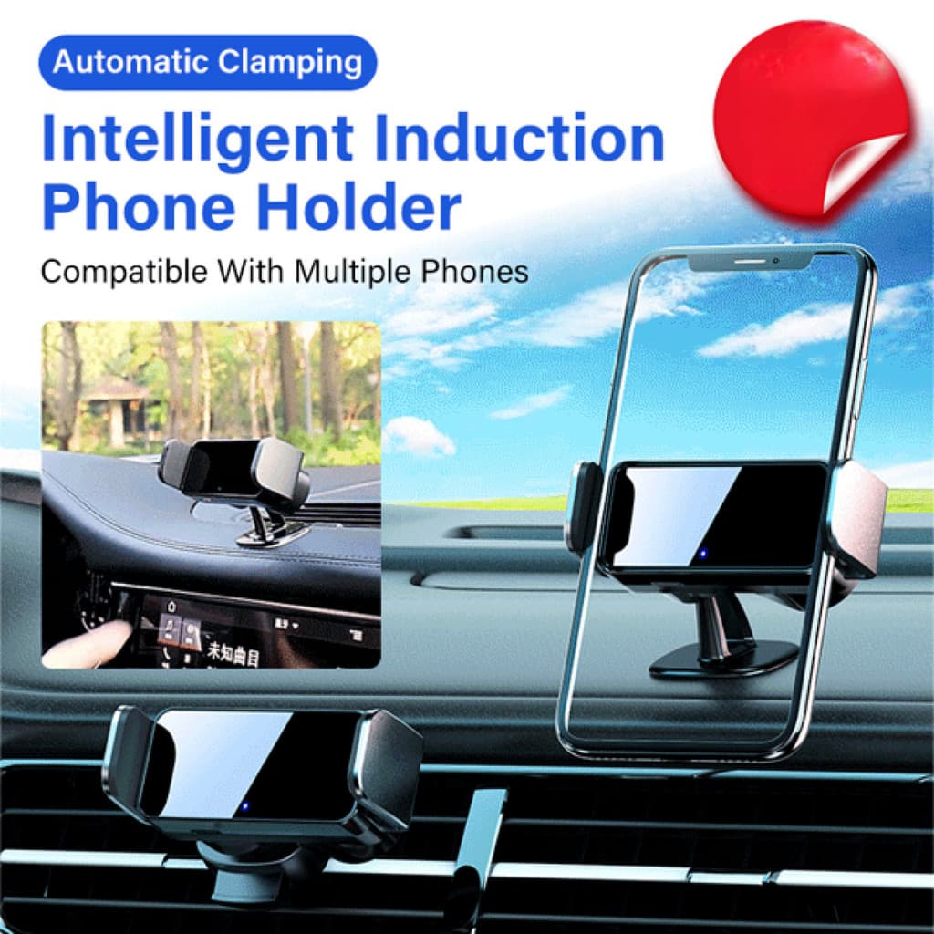 【Design Moderno】[Hands-Free Design] Porta-Celular Para Carro/Suporte Para Celular/Montagem Inteligente