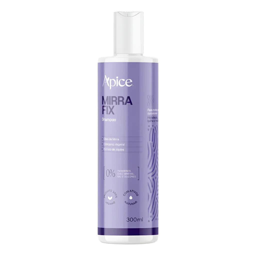 Apice Shampoo Hidratante Mirrafix 300 Ml - 0% Parabenos