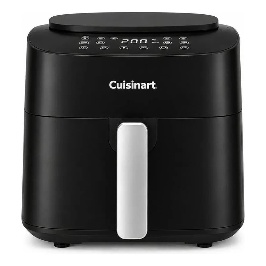 Fritadeira Elétrica Airfryer Digital 4,2L Cuisinart na cor Preto 220v