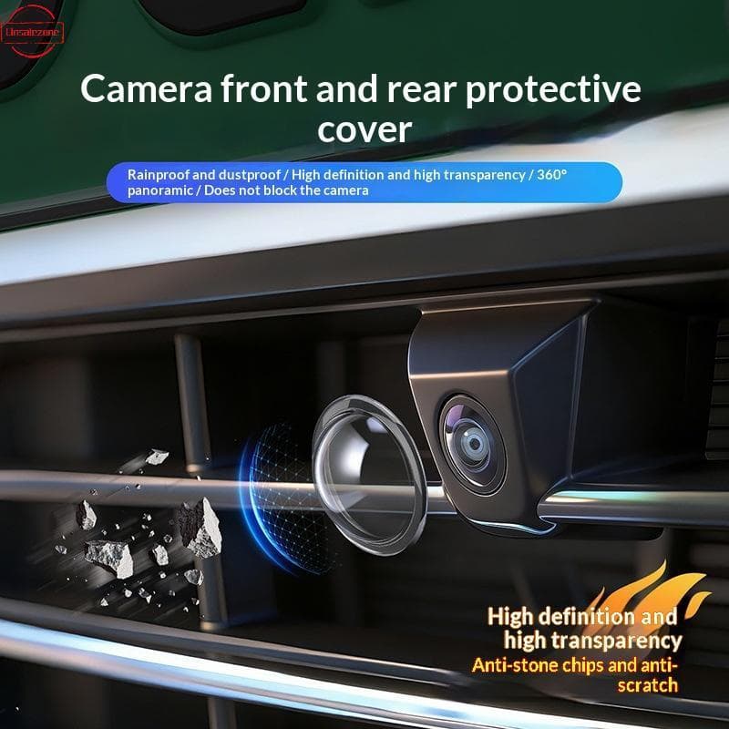 OZTH Protetor Universal De Lente De Câmera De Carro , 2 Peças , Proteção De 360 Graus , Visão Traseira , Capa Backup , H