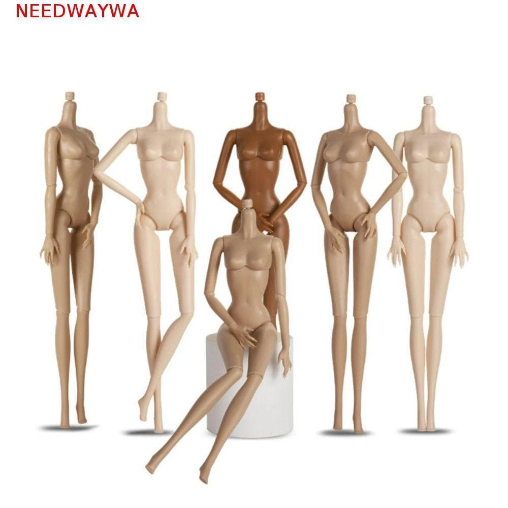 NEEDWAYWA Bonecas BJD Nuas Articuladas , Boneca Sólida Móvel Super Modelo , Corpo De Figura Corporal De Substituição De 